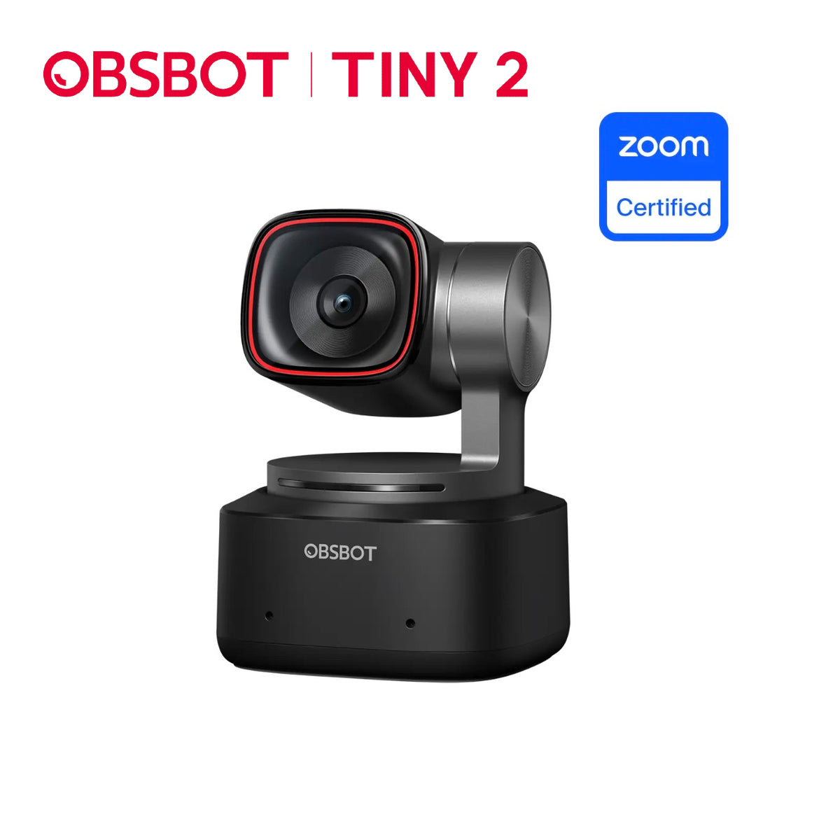 【OBSBOT Tiny 2 】AI人臉辨識與人物自動追蹤的PTZ 4K 網路攝影機